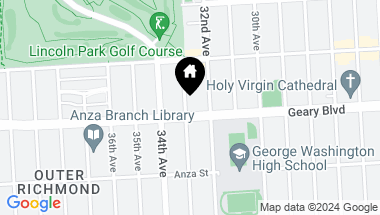 Map of 490 33rd Avenue # 103, San Francisco CA, 94121