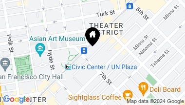 Map of 1075 Market Street # 312, San Francisco CA, 94103