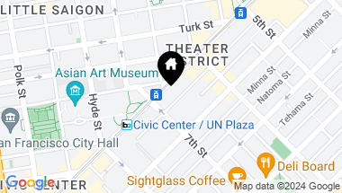 Map of 1075 Market Street # 305, San Francisco CA, 94103