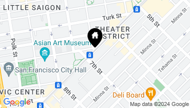 Map of 1075 Market Street # 513, San Francisco CA, 94103
