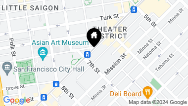 Map of 1075 Market Street # 503, San Francisco CA, 94103