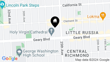 Map of 458 26th Avenue, San Francisco CA, 94121