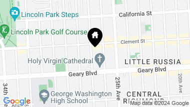 Map of 430 27th Avenue, CA, 94121