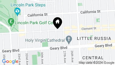 Map of 400 28th Avenue, San Francisco CA, 94121