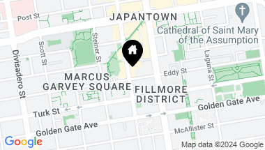 Map of 1310 Fillmore Street # 710, San Francisco CA, 94115