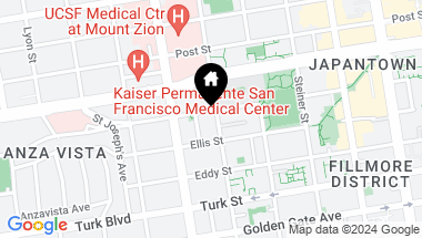 Map of 1365 Scott Street # 1, San Francisco CA, 94115