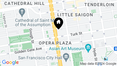Map of 750 Van Ness Avenue # 301, San Francisco CA, 94102
