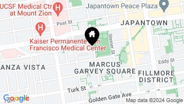 Map of 1329 Pierce Street # 7, San Francisco CA, 94115