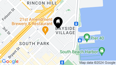 Map of 219 Brannan Street # 11K, San Francisco CA, 94107