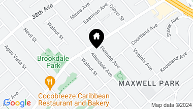 Map of 4326 Allendale Avenue, Oakland CA, 94619