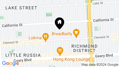 Map of 261 17th Avenue, San Francisco CA, 94121
