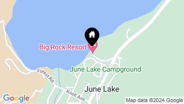 Map of 120 Big Rock Road Unit: Big Rock Resort, June Lake CA, 93529