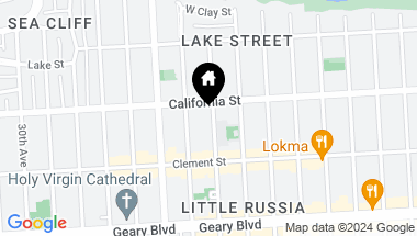 Map of 223 23rd Avenue, San Francisco CA, 94121