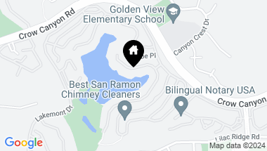 Map of 4023 W Lakeshore Drive, San Ramon CA, 94582