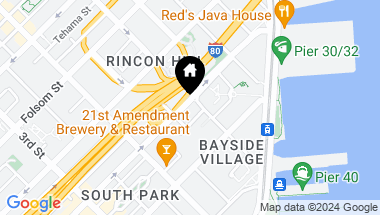 Map of 301 Bryant Street # 402, San Francisco CA, 94107