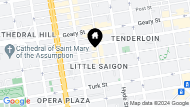 Map of 719 Larkin Street # 301, San Francisco CA, 94109