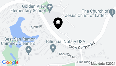 Map of 2060 Canyon Crest Ave., San Ramon CA, 94582
