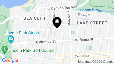 Map of 242 27th Avenue, San Francisco CA, 94121