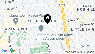 Map of 1200 Gough Street # 14E, San Francisco CA, 94109