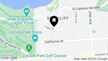 Map of 2901 Lake Street, San Francisco CA, 94121