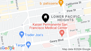 Map of 1509 Baker Street, San Francisco CA, 94115