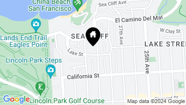 Map of 2820 Lake Street, San Francisco CA, 94121