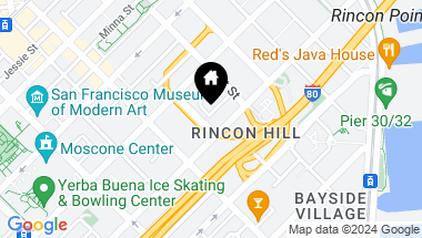 Map of 81 Lansing Street # 207, San Francisco CA, 94105