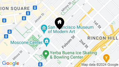 Map of 1 Hawthorne Street # 17F, San Francisco CA, 94105