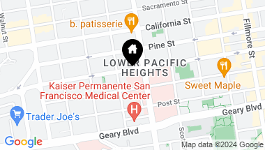 Map of 2655 Bush Street # 411, San Francisco CA, 94115