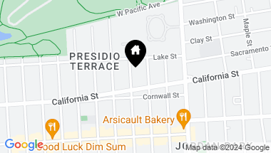 Map of 152 4th Avenue, San Francisco CA, 94118