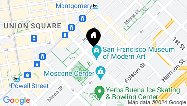 Map of 188 Minna Street Unit: 25CD, San Francisco CA, 94105