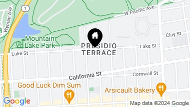 Map of 111 6th Avenue, San Francisco CA, 94118