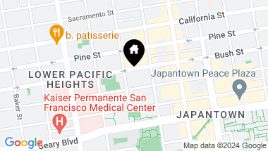 Map of 2365 Bush Street, San Francisco CA, 94115