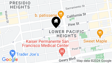 Map of 1730 Broderick Street # 1, San Francisco CA, 94115