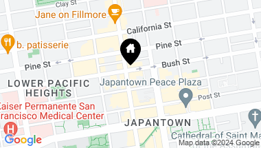 Map of 2185 Bush Street # 307, San Francisco CA, 94115