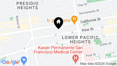 Map of 2866 Pine Street, San Francisco CA, 94115