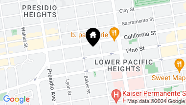 Map of 2838 Pine Street, San Francisco CA, 94115