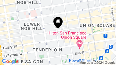 Map of 691 Post Street, San Francisco CA, 94109