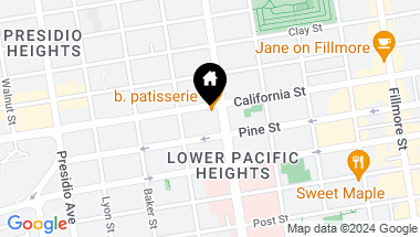 Map of 2829 California Street # 6, San Francisco CA, 94115