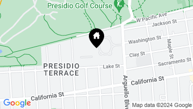 Map of 18 Presidio Terrace, San Francisco CA, 94118