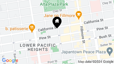 Map of 1923 Pierce Street, San Francisco CA, 94115