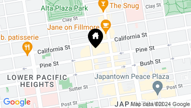 Map of 2396 Pine Street, San Francisco CA, 94115