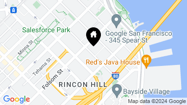 Map of 333 Beale Street # 2A, San Francisco CA, 94105