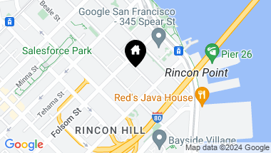 Map of 338 Main Street # 21E, San Francisco CA, 94105