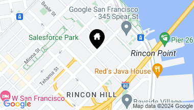 Map of 201 Folsom Street Unit: 42AB, San Francisco CA, 94105