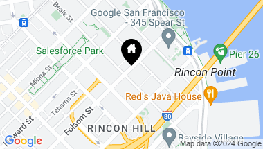 Map of 201 Folsom Street 23F, San Francisco CA, 94105