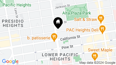 Map of 2062 Divisadero Street, San Francisco CA, 94115