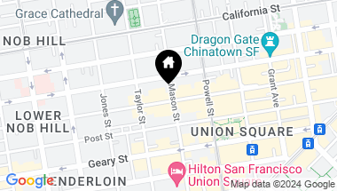 Map of 611 Mason Street # 504, San Francisco CA, 94108