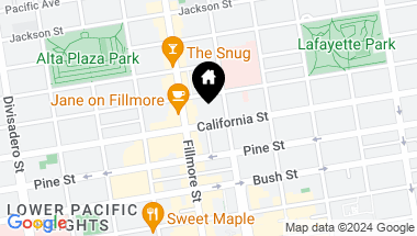 Map of 2338 California Street, San Francisco CA, 94115