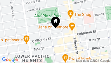 Map of 2657 Sacramento Street, San Francisco CA, 94115